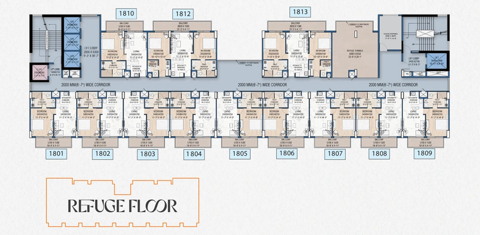 Refuge Floor Plan